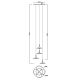 Pendule, Lustre suspendate - Lustra cu 4 pendule LED design tehnic ORION MA-7476