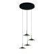 Pendule, Lustre suspendate - Lustra cu 4 pendule LED design tehnic ORION MA-7476