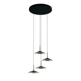Lustra cu 4 pendule LED design tehnic ORION MA-7476