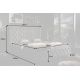 Paturi - Pat elegant tapitat cu catifea gri olive, Paris 180x200cm A-6541076 VC