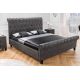 Paturi - Pat dublu tapitat Kensington 160x200cm, gri inchis A-6540605 VC