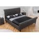 Paturi - Pat dublu tapitat Kensington 160x200cm, gri inchis A-6540605 VC