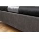 Paturi - Pat dublu tapitat Kensington 160x200cm, gri inchis A-6540605 VC