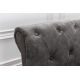 Paturi - Pat dublu tapitat Kensington 160x200cm, gri inchis A-6540605 VC