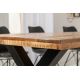Mese dining - Masa design industrial Iron Craft X II 240cm Mango A-6540057 VC
