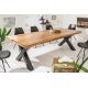Mese dining - Masa design industrial Iron Craft X II 240cm Mango A-6540057 VC