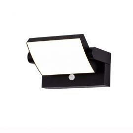 Aplice - Aplica de perete exterior LED, Protectie IP54, Senzor de miscare, Cooper negru MA-8473