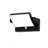 Aplica de perete exterior LED, Protectie IP54, Senzor de miscare, Cooper negru MA-8473