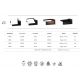 Aplice - Aplica de perete exterior LED, Protectie IP54, Senzor de miscare, Cooper negru MA-8473