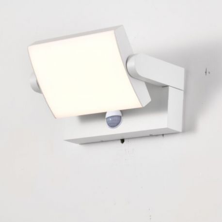 Aplice - Aplica de perete exterior LED, Protectie IP54, Senzor de miscare, Cooper alb MA-8472