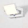 Aplica de perete exterior LED, Protectie IP54, Senzor de miscare, Cooper alb MA-8472