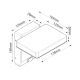 Aplice - Aplica de perete exterior LED, Protectie IP54, Cooper alb MA-8474