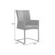Scaune - Scaun cu brate, Metal, Piele Naturala, Negru, SAMSON A-45176 VC