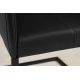 Scaune - Scaun cu brate, Metal, Piele Naturala, Negru, SAMSON A-45176 VC