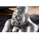 Masute Living - Masuta auxiliara design unicat Kong 60cm, argintiu A-45435 VC