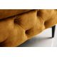 Banchete-Tabureti - Taburete elegant stil Chesterfield, Catifea, Galben Mustar, MODERN BAROCK 90cm A-44395 VC