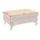 Banchete-Tabureti - Taburete elegant stil Chesterfield, Catifea, Galben Mustar, MODERN BAROCK 90cm A-44395 VC