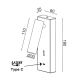 Aplice, corpuri de iluminat pentru pereti - Aplica de perete, Mufa USB, LED, Tarifa III alb MA-8984