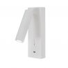 Aplica de perete, Mufa USB, LED, Tarifa III alb MA-8984