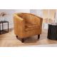Banchete-Tabureti - Fotoliu elegant si confortabil Hemingway, Catifea, Galben Mustar A-43892 VC