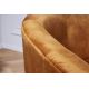 Banchete-Tabureti - Fotoliu elegant si confortabil Hemingway, Catifea, Galben Mustar A-43892 VC