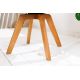 Seturi scaune, HoReCa - Set de 2 scaune pivotante Loft, Lemn, Microfibra, Maro antic A-42389 VC