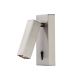 Aplica de perete cu reader LED, Tarifa nickel satinat MA-6071