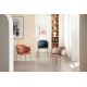 Seturi scaune, HoReCa - Set de 2 scaune aspect retro, Metal Auriu, Catifea Turcoaz, NOBLESSE A-47581 VC