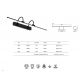 Aplice oglinda, tablou - Aplica LED pentru oglinda/tablou PARACURU 18W MA-8917
