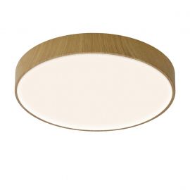 Plafoniere - Plafoniera LED CCT, dimabila, diametru 50cm, lemn, CUMBUCO II MA-8840