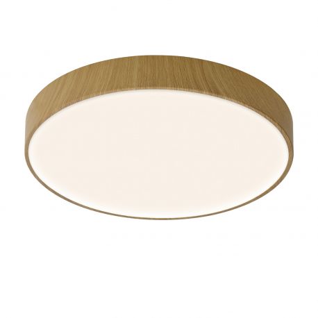 Plafoniere - Plafoniera LED CCT, dimabila, diametru 50cm, lemn, CUMBUCO II MA-8840