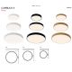 Plafoniere - Plafoniera LED CCT, dimabila, diametru 50cm, lemn, CUMBUCO II MA-8840