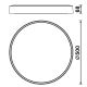 Plafoniere - Plafoniera LED CCT, dimabila, diametru 50cm, lemn, CUMBUCO II MA-8840