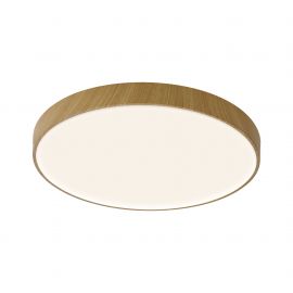 Plafoniere - Plafoniera LED CCT, dimabila, diametru 65cm, lemn, CUMBUCO II MA-8843