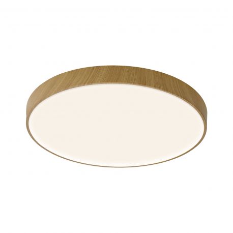 Plafoniere - Plafoniera LED CCT, dimabila, diametru 65cm, lemn, CUMBUCO II MA-8843