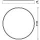 Plafoniere - Plafoniera LED CCT, dimabila, diametru 65cm, lemn, CUMBUCO II MA-8843