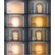 Iluminat Fier Forjat de Lux - Felinar de vant portabil din fier forjat B8689
