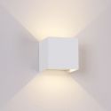 Aplica LED dimabila iluminat exterior ambiental IP54 DAVOS alba MA-8600