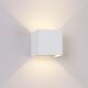Aplice - Aplica LED dimabila iluminat exterior ambiental IP54 DAVOS alba MA-8600