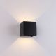 Aplice - Aplica LED dimabila iluminat exterior ambiental IP54 DAVOS neagra MA-8601
