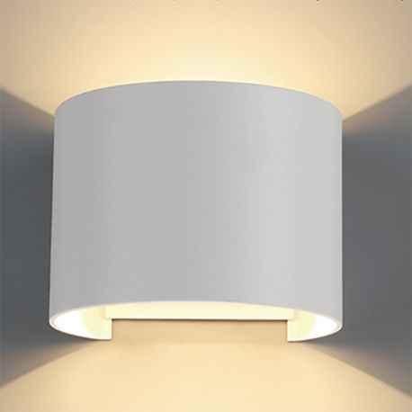 Aplice - Aplica LED dimabila iluminat exterior ambiental IP54 DAVOS alb MA-8603