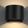 Aplica LED dimabila iluminat exterior ambiental IP54 DAVOS negru MA-8604