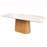 Masa sufragerie, Ceramica Alba, Furnir Stejar, UNIQUE 200cm A-45142 VC