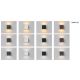 Aplice - Aplica LED dimabila iluminat exterior ambiental IP54 DAVOS XL negru MA-8611