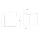 Aplice - Aplica LED dimabila iluminat exterior ambiental IP54 DAVOS XL negru MA-8611