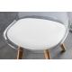 Seturi scaune, HoReCa - Set de 4 scaune, Lemn Fag Natur, Plastic Transparent, Scandinavia A-44164 VC
