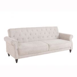 Canapele - Canapea extensibila, Tesatura Boucle Greige, Maison Belle Affaire 220cm A-44236 VC