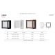 Aplice - Aplica LED CCT iluminat exterior IP65 CREEK, alba MA-8852