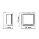 Aplice - Aplica LED CCT iluminat exterior IP65 CREEK, negru MA-8863