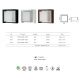 Aplice - Aplica LED CCT iluminat exterior IP65 CREEK, corten MA-8865